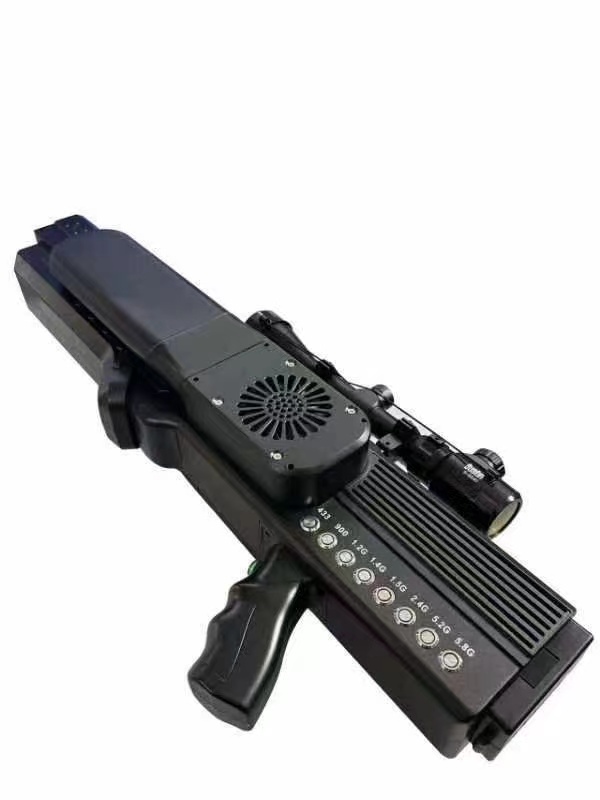  红旗手持便携式枪型低空防御反制八通道